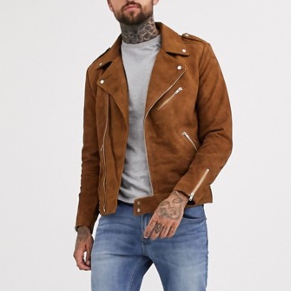asos suede jacket